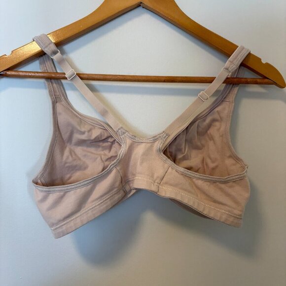 Jockey Front Clasp Bra Nude 38C Wireless Racer Back - Picture 5 of 8